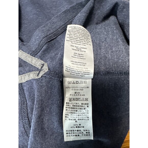 Eddie Bauer Mens Navy Short Sleeve Polo Shirt L - Picture 6 of 9